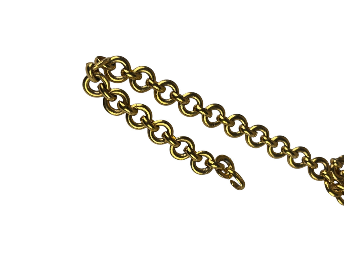 Chanel Gold-Plated Chain Link Belt/Long Necklace