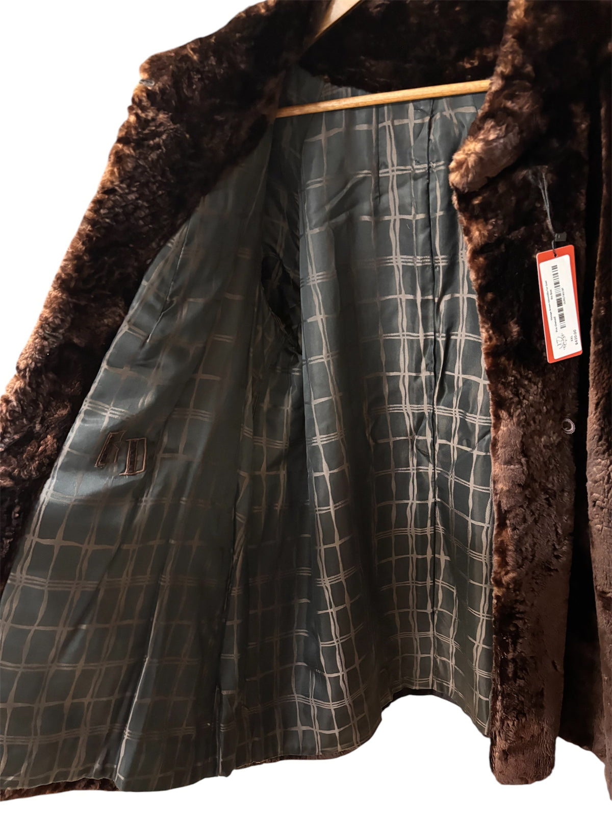 Vintage Brown Chinchilla Fur Coat