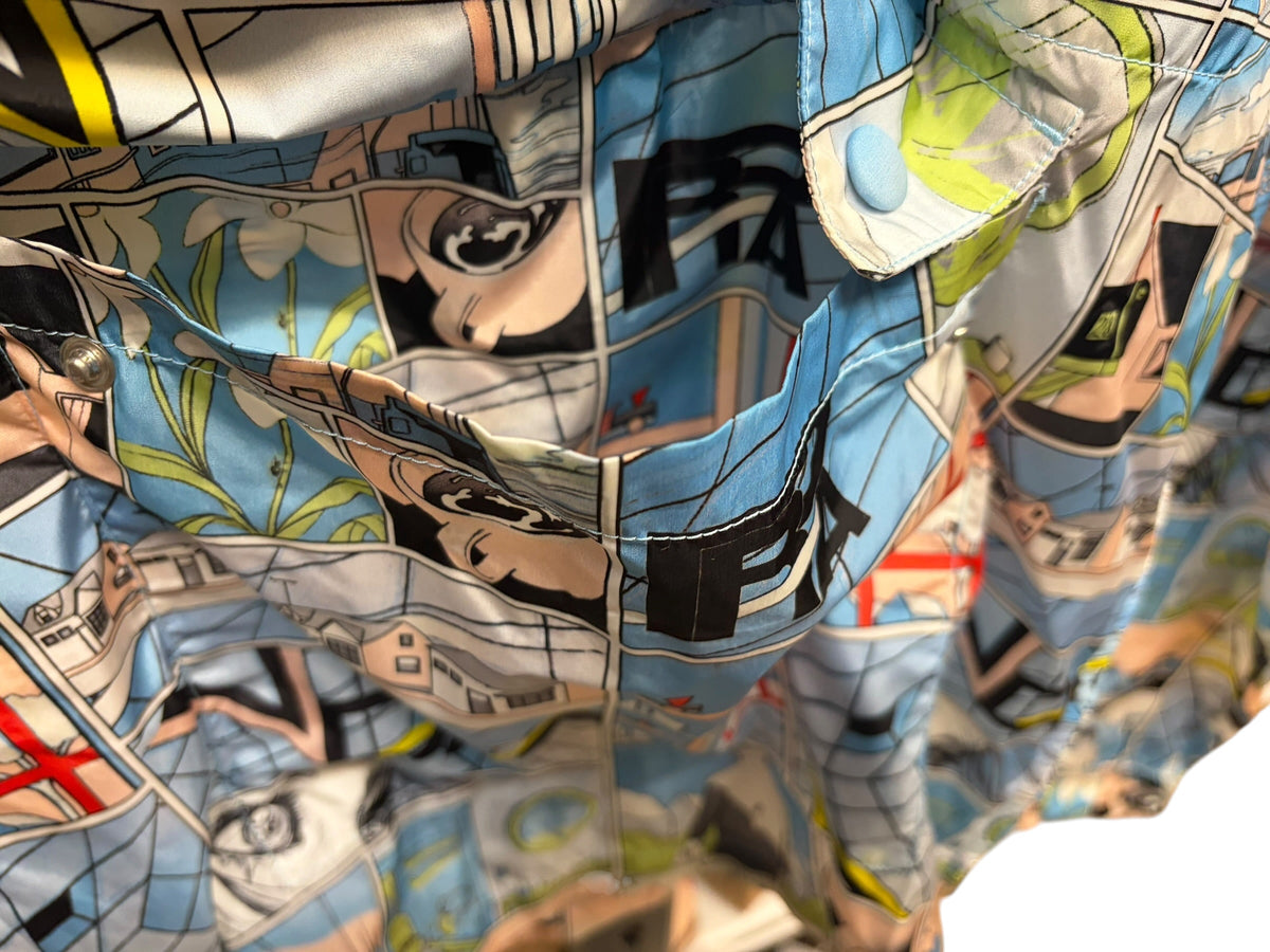 Prada Multicolor Graphic Comic-Print Jacket
