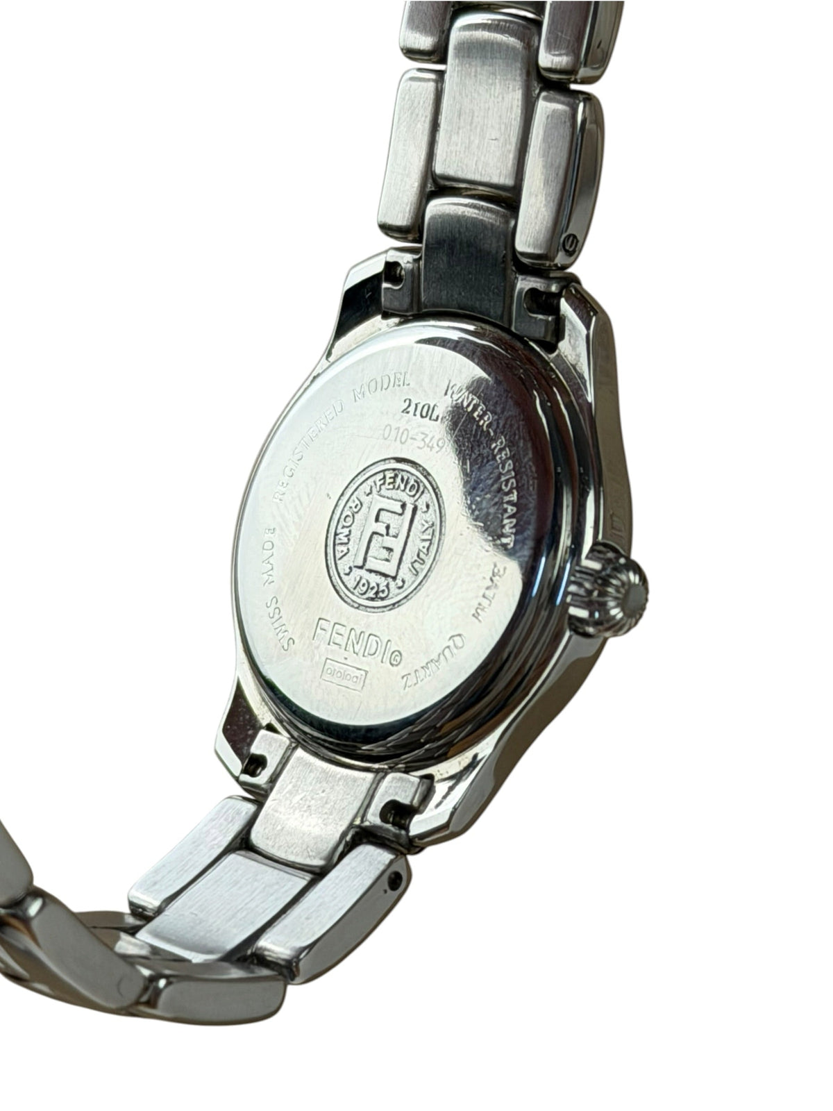 Fendi 210L Roman/Stick Silver Dial
