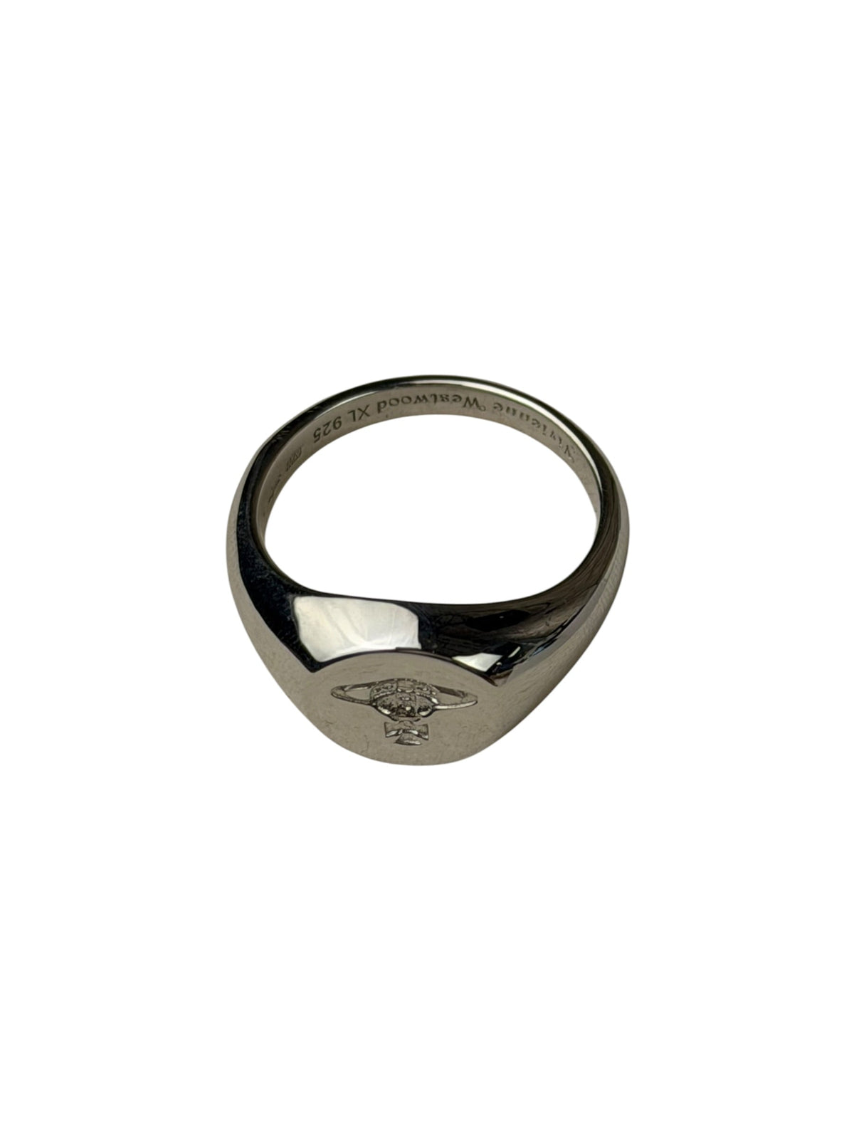 Vivienne Westwood Silver Logo Seal Ring