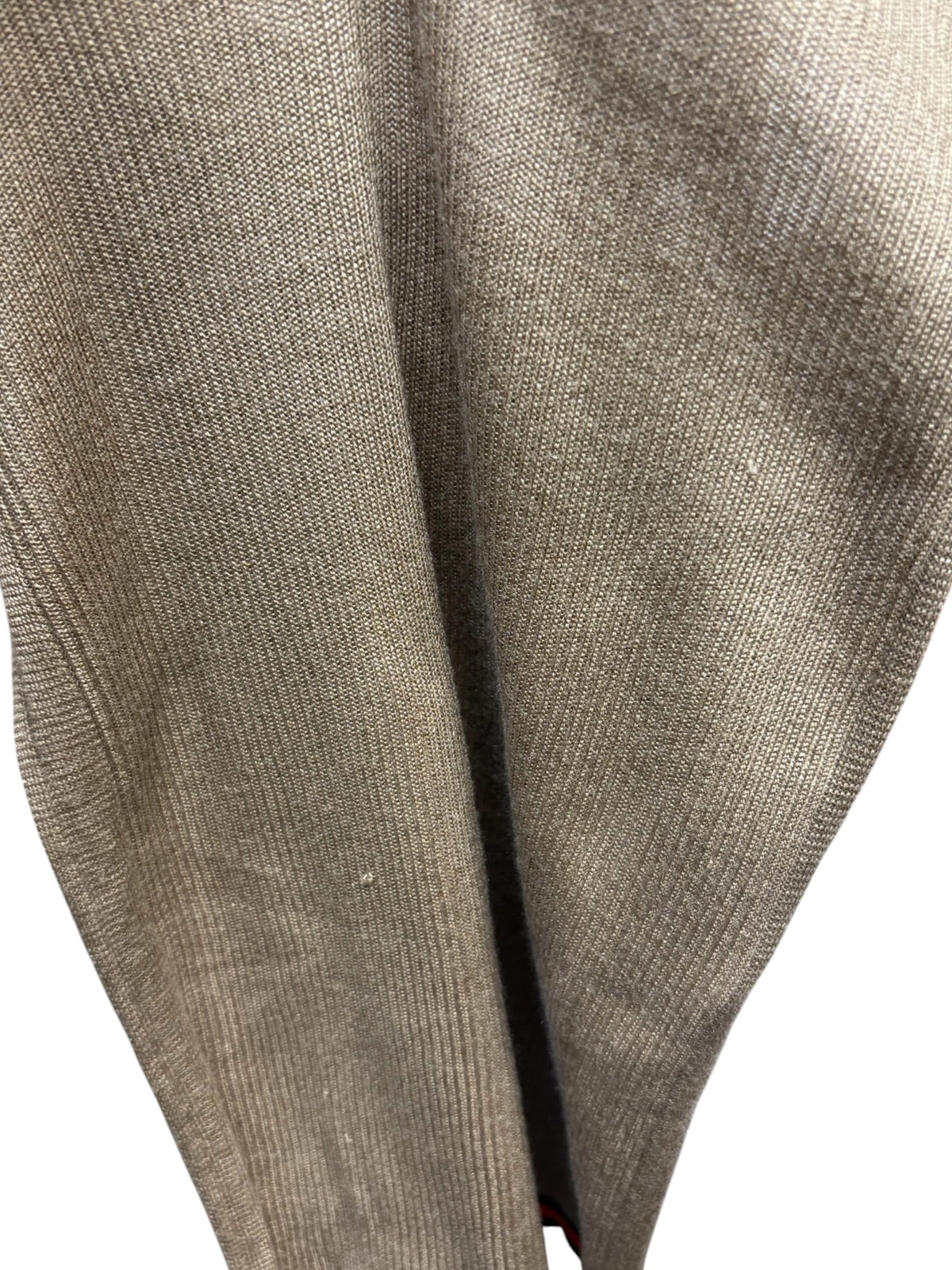 Gucci Camel Ribbed Sleeveless Knit Tank Top