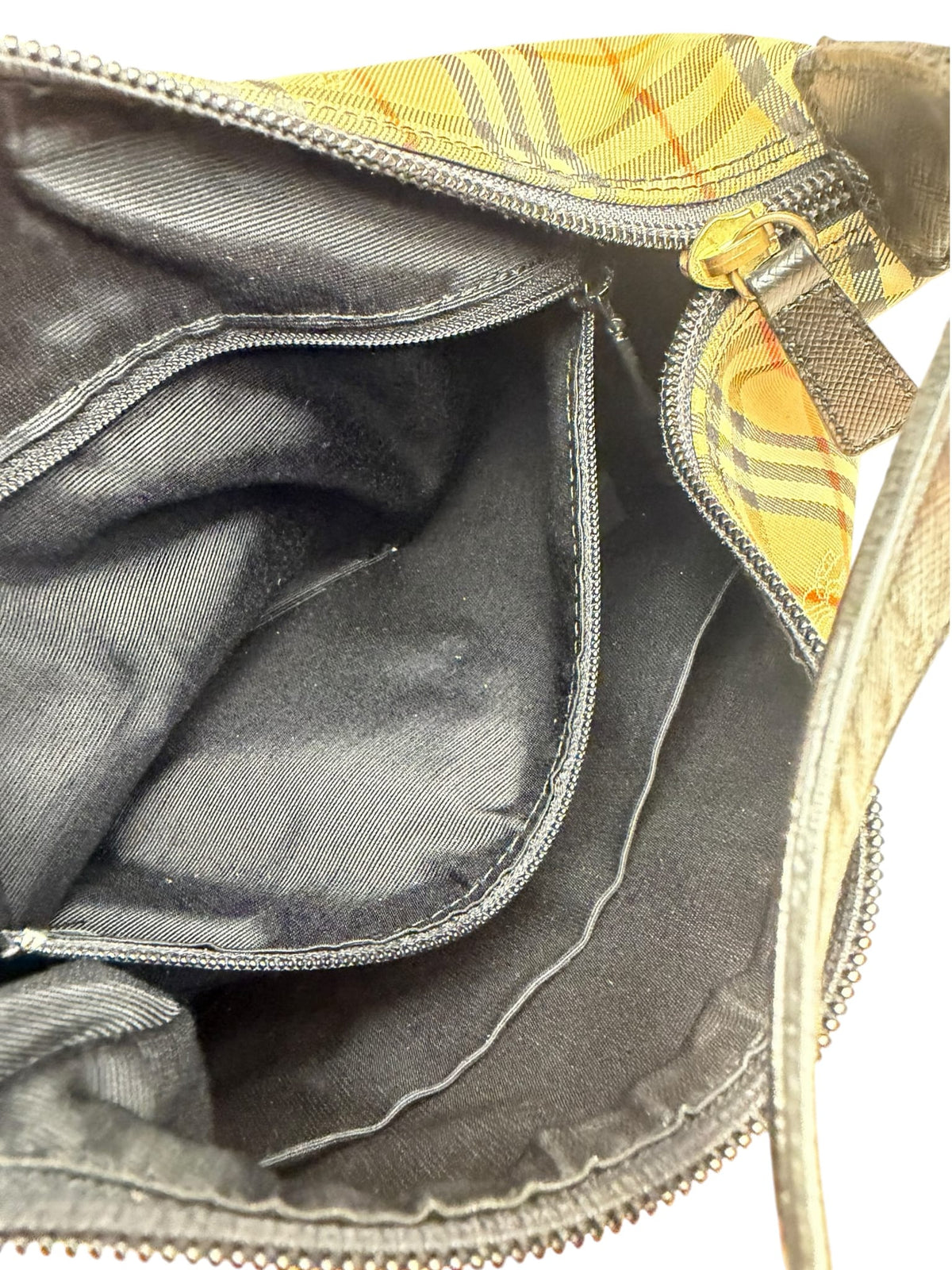 Burberry Haymarket Check Shadow Horse Canvas Shoulder Bag