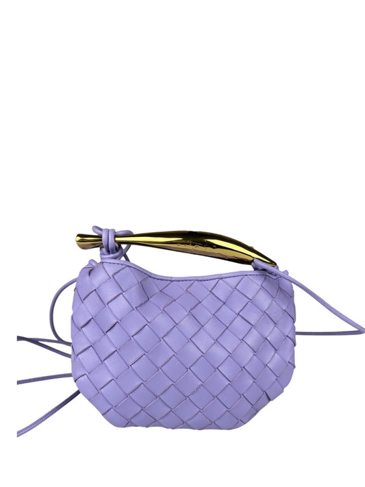 Bottega Veneta Lavender Intrecciato Mini Sardine Bag