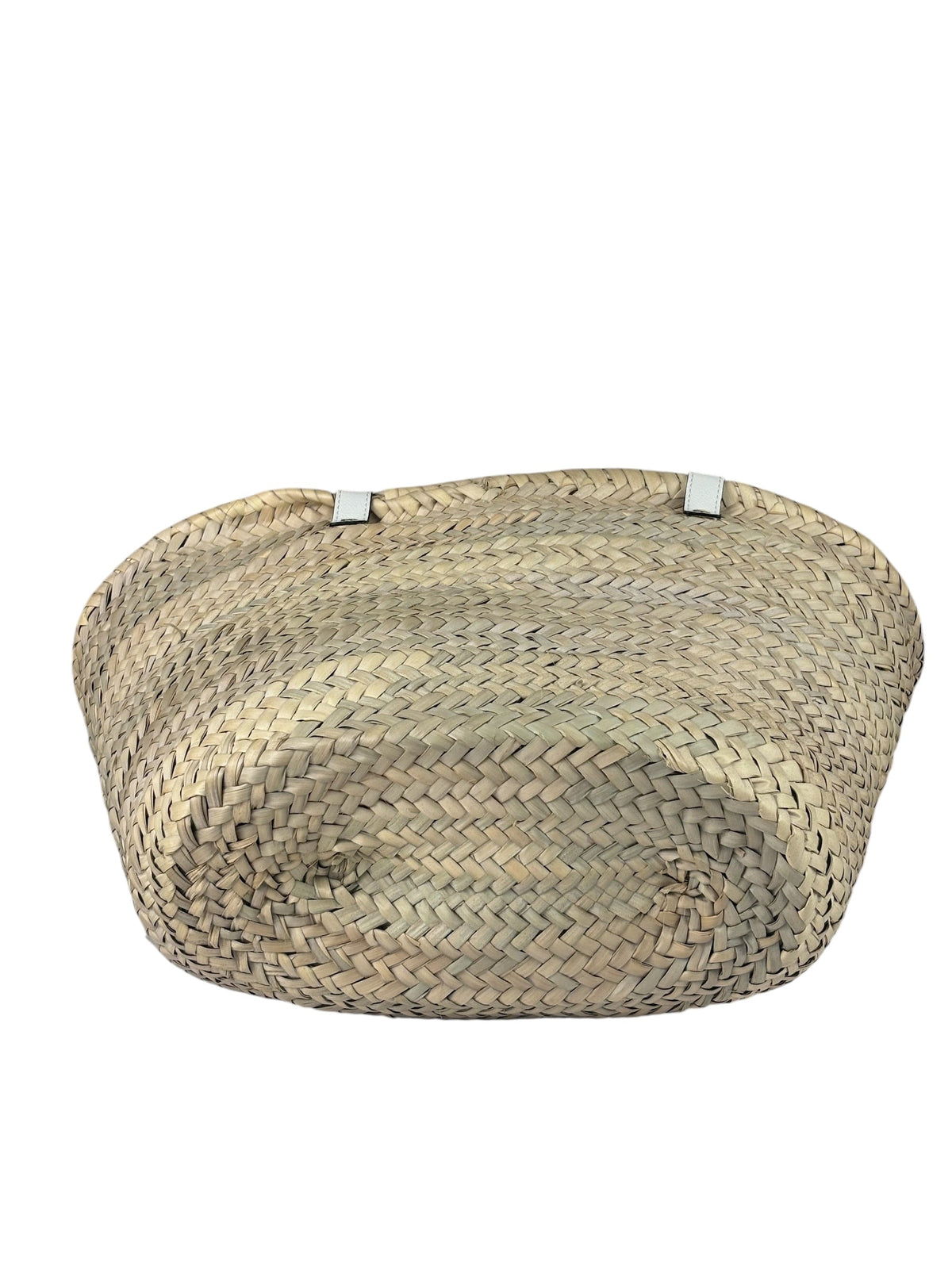 Versace Leather Trim Basket Bag