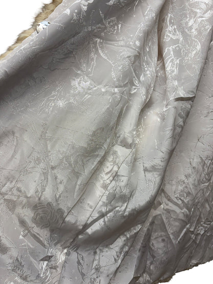 Vintage Beige Mink Fur Coat