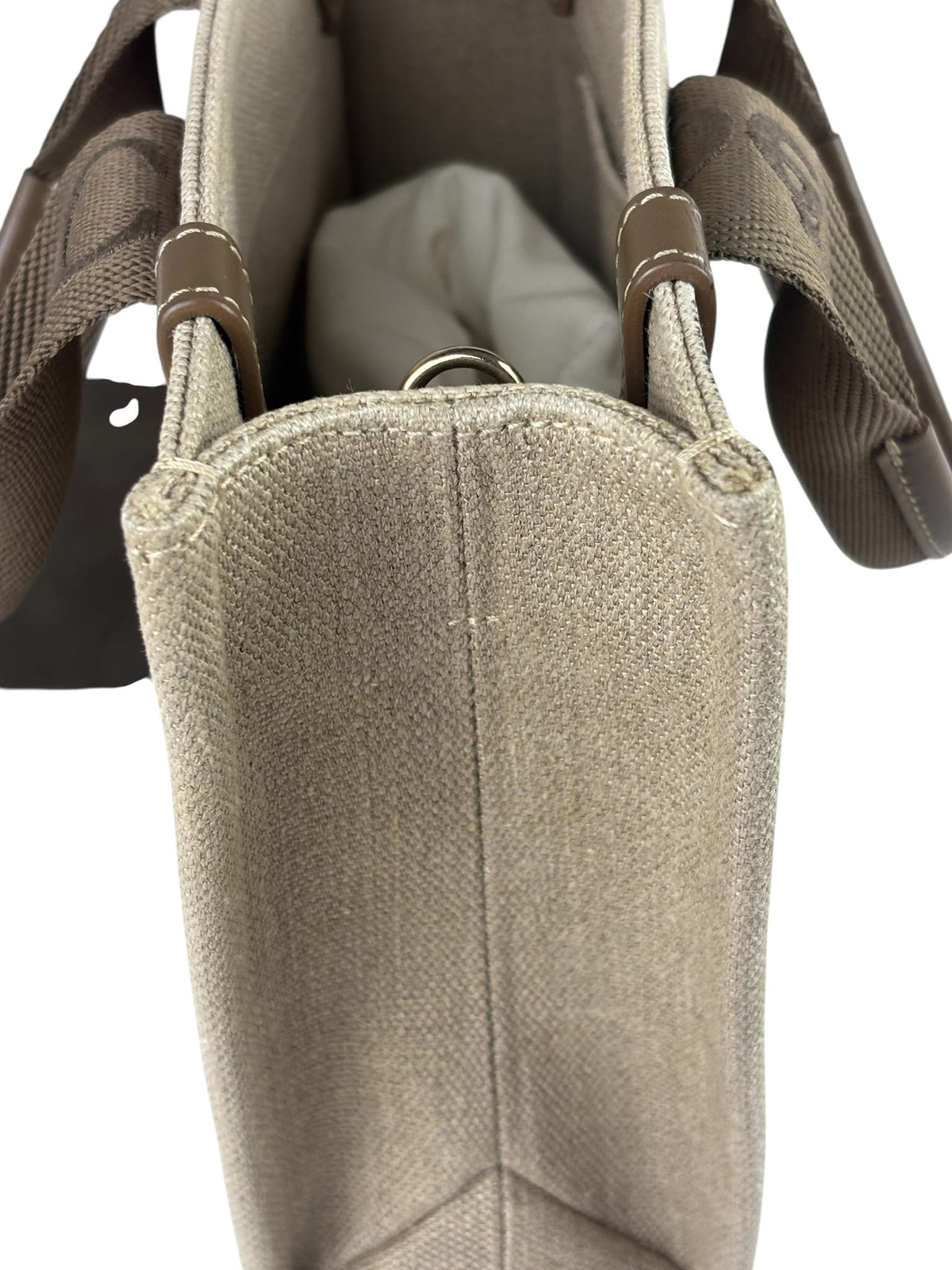 Chloé Small Woody Canvas 2Way Tote Khaki/Green