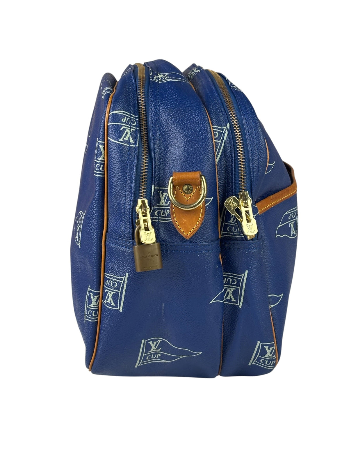 Louis Vuitton Vintage Blue LV Cup Sac Cowes Messenger