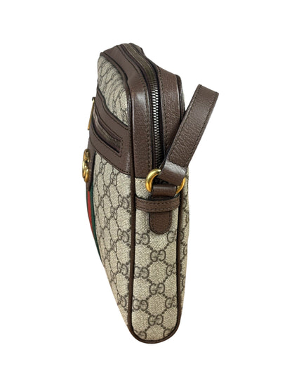 Gucci Beige/Brown GG Supreme Ophidia Messenger Bag