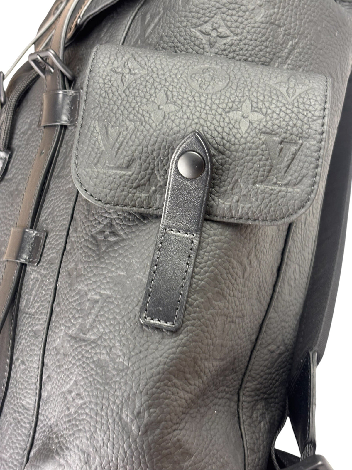Louis Vuitton Monogram Taurillon Christopher MM Backpack