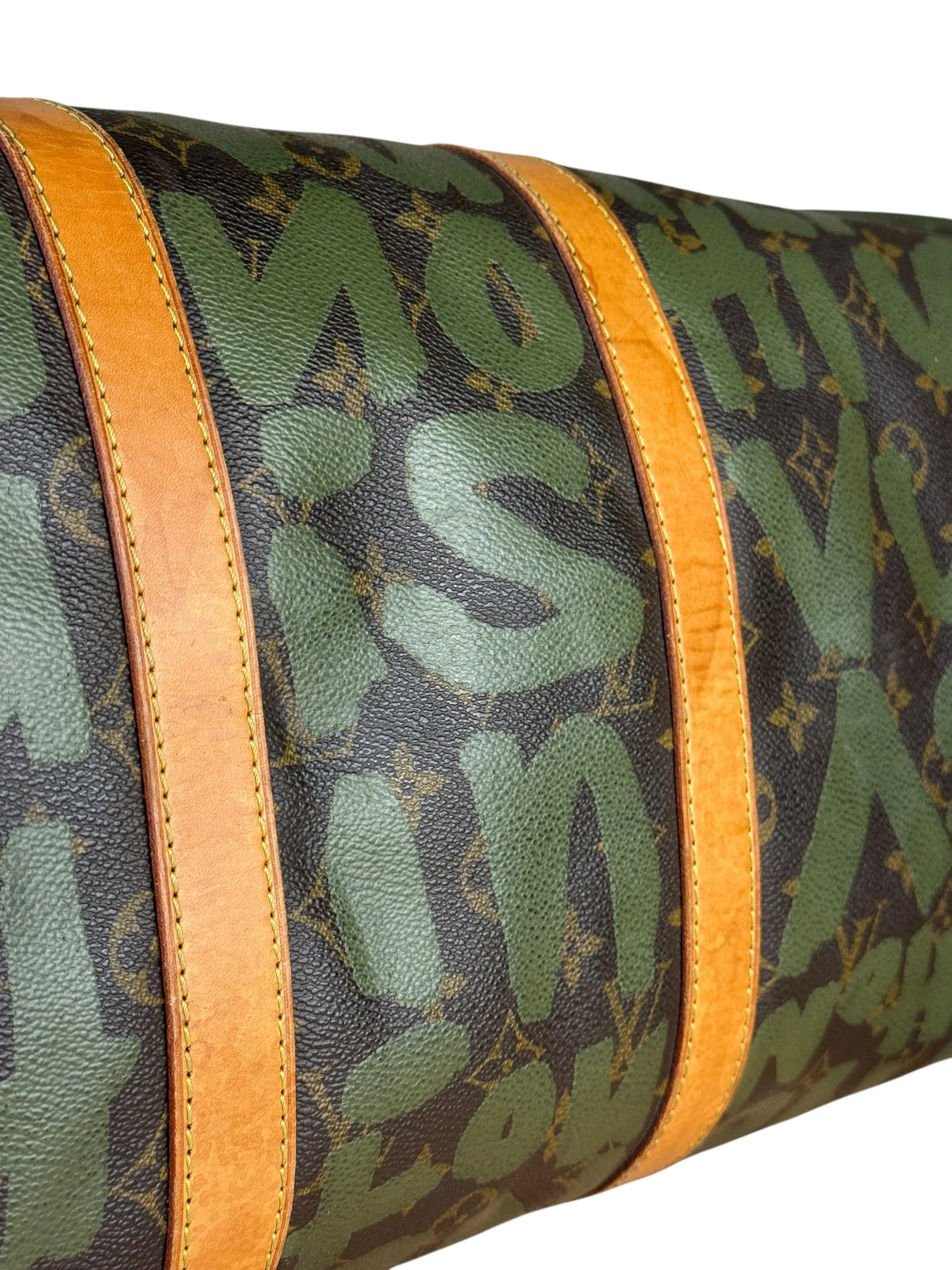 Louis Vuitton Stephen Sprouse Limited Edition Graffiti Keepall 50 Green