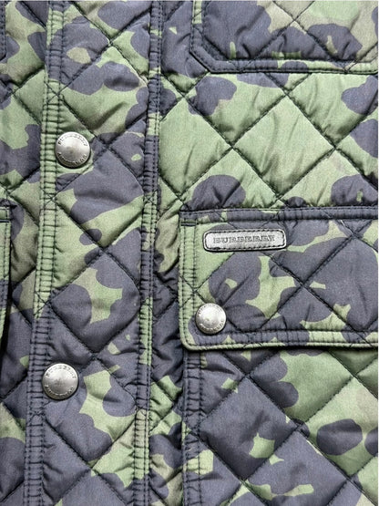 Burberry Kids Camo Quilted Puffer Jacket
