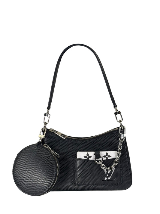 Louis Vuitton Black Epi Leather Marellini Pochette