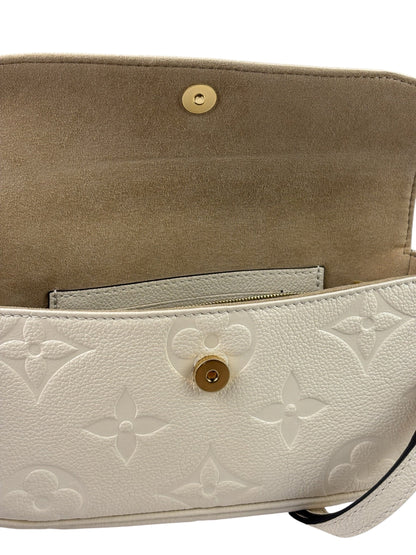 Louis Vuitton Ivory Empreinte Monogram Leather Chain Ivy Pochette