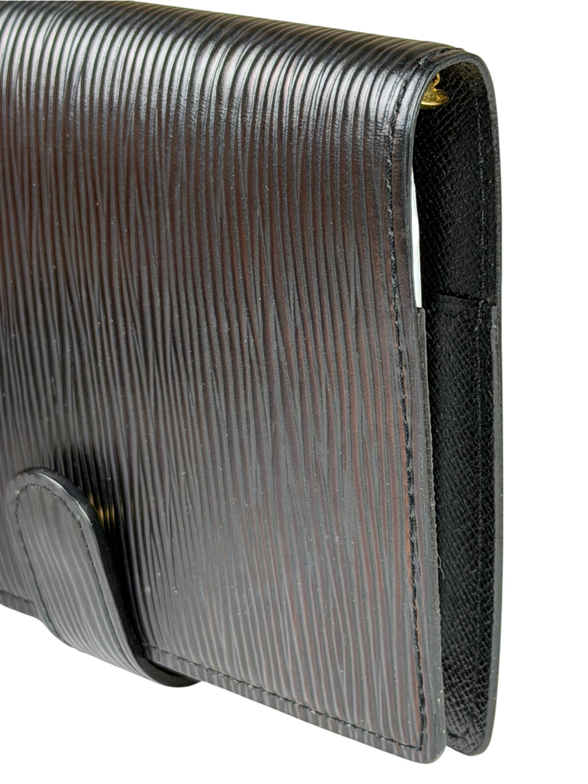 Louis Vuitton Black EPI Leather Agenda MM