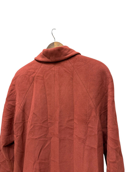 Chloé Dark Blush Wool Trench Coat