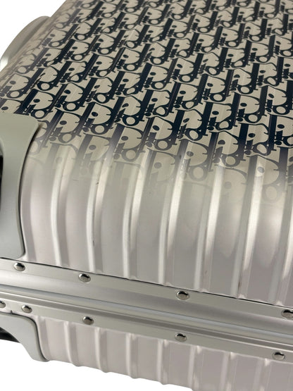 Christian Dior Blue/Silver Trotter Rimowa Suitcase