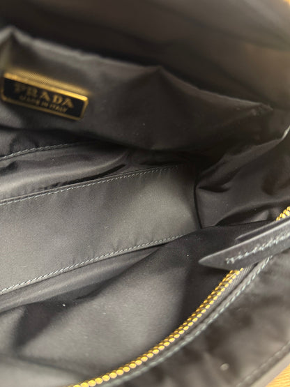 Prada Black Explore Re-Nylon Medium Shoulder Bag