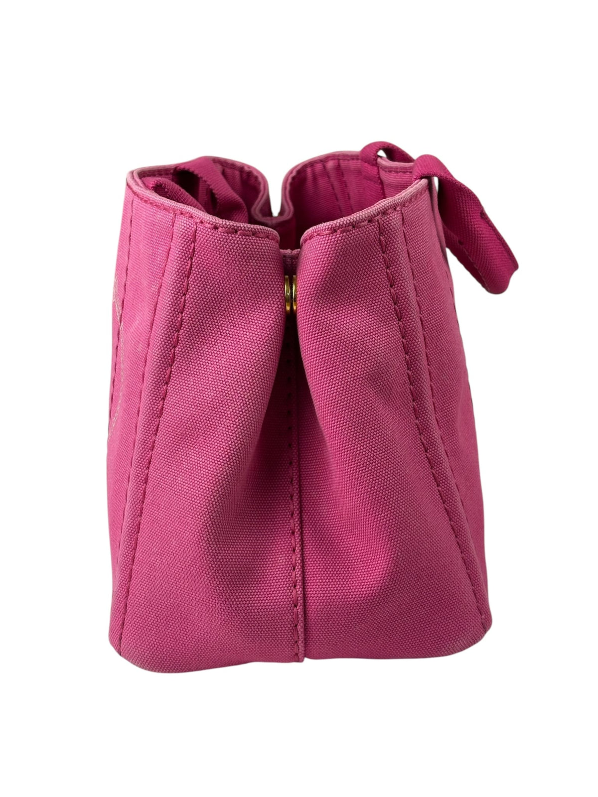 Prada Pink M Canapa Canvas Tote