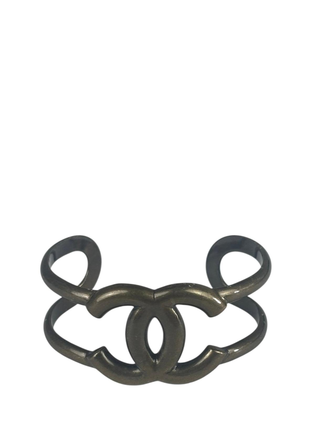 Chanel Vintage Interlocking CC Cuff