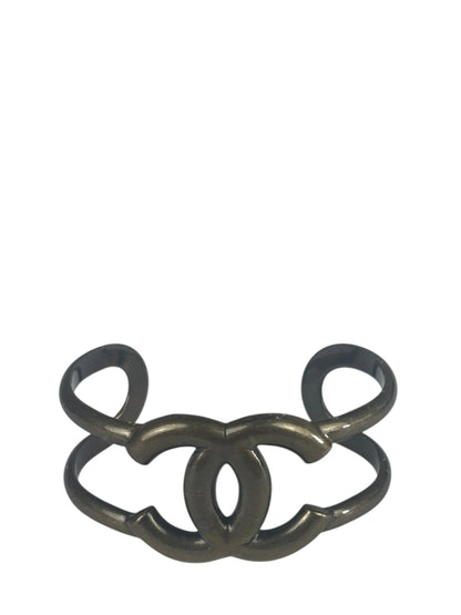 Chanel Vintage Interlocking CC Cuff