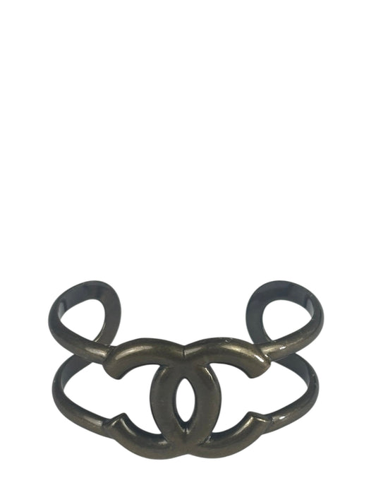 Chanel Vintage Interlocking CC Cuff
