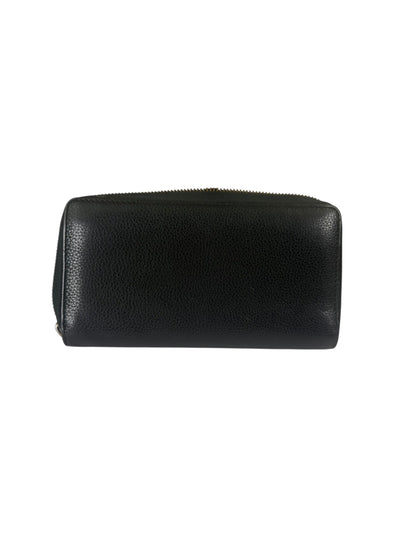 Gucci Black Leather Zip-Around Long Wallet