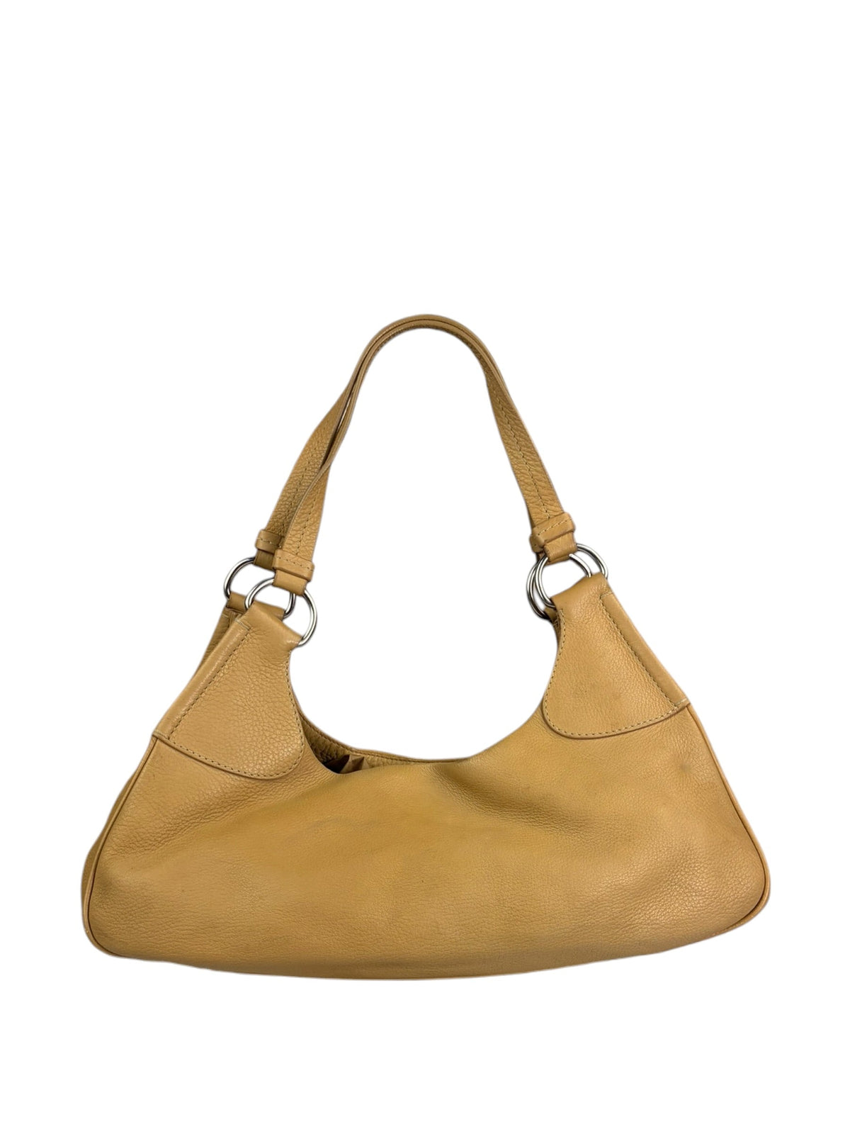 Prada Beige Leather Shoulder Bag