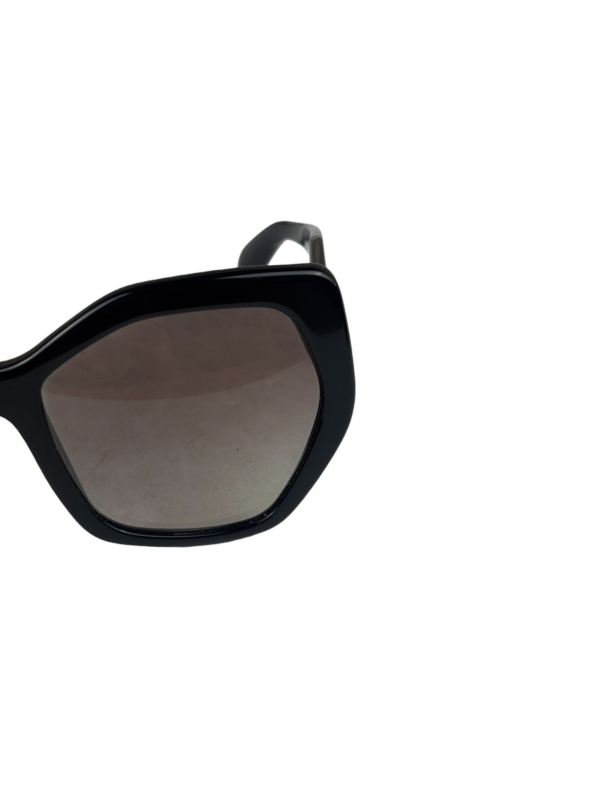 Prada Black Acetate Oversized Sunglasses
