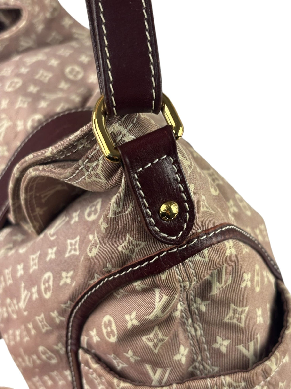 Louis Vuitton Brown Leather Trim Monogram Idylle Romance