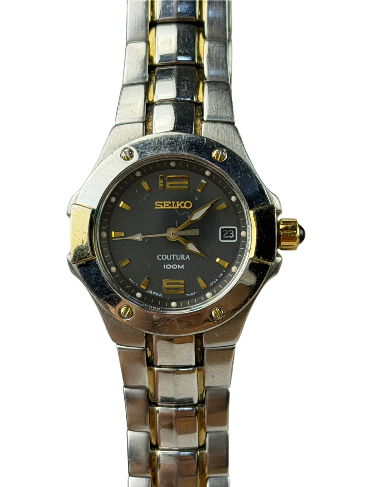 Seiko Grey Dial Two Tone Coutura