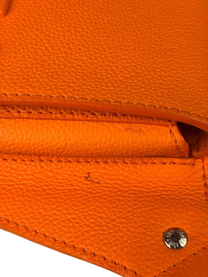 Louis Vuitton Aerogram Takeoff Leather Sling Bag Orange