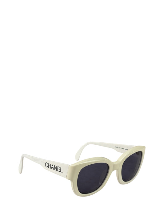 Chanel White Acetate Sunglasses 05247 10601