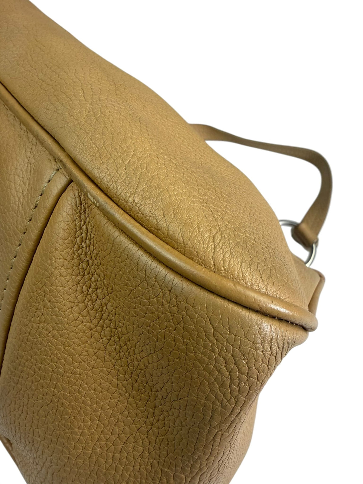 Prada Beige Leather Shoulder Bag