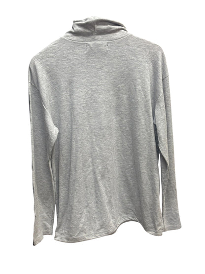 Prada Grey Long Sleeve High Neck Top