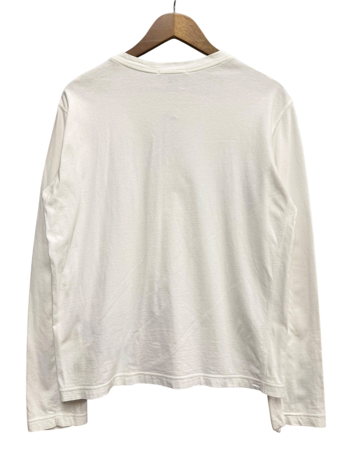 Louis Vuitton White LV Logo Long Sleeve Top