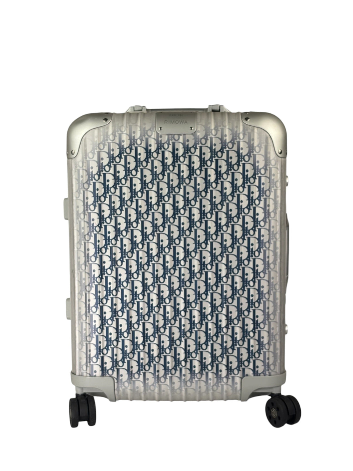 Christian Dior Blue/Silver Trotter Rimowa Suitcase