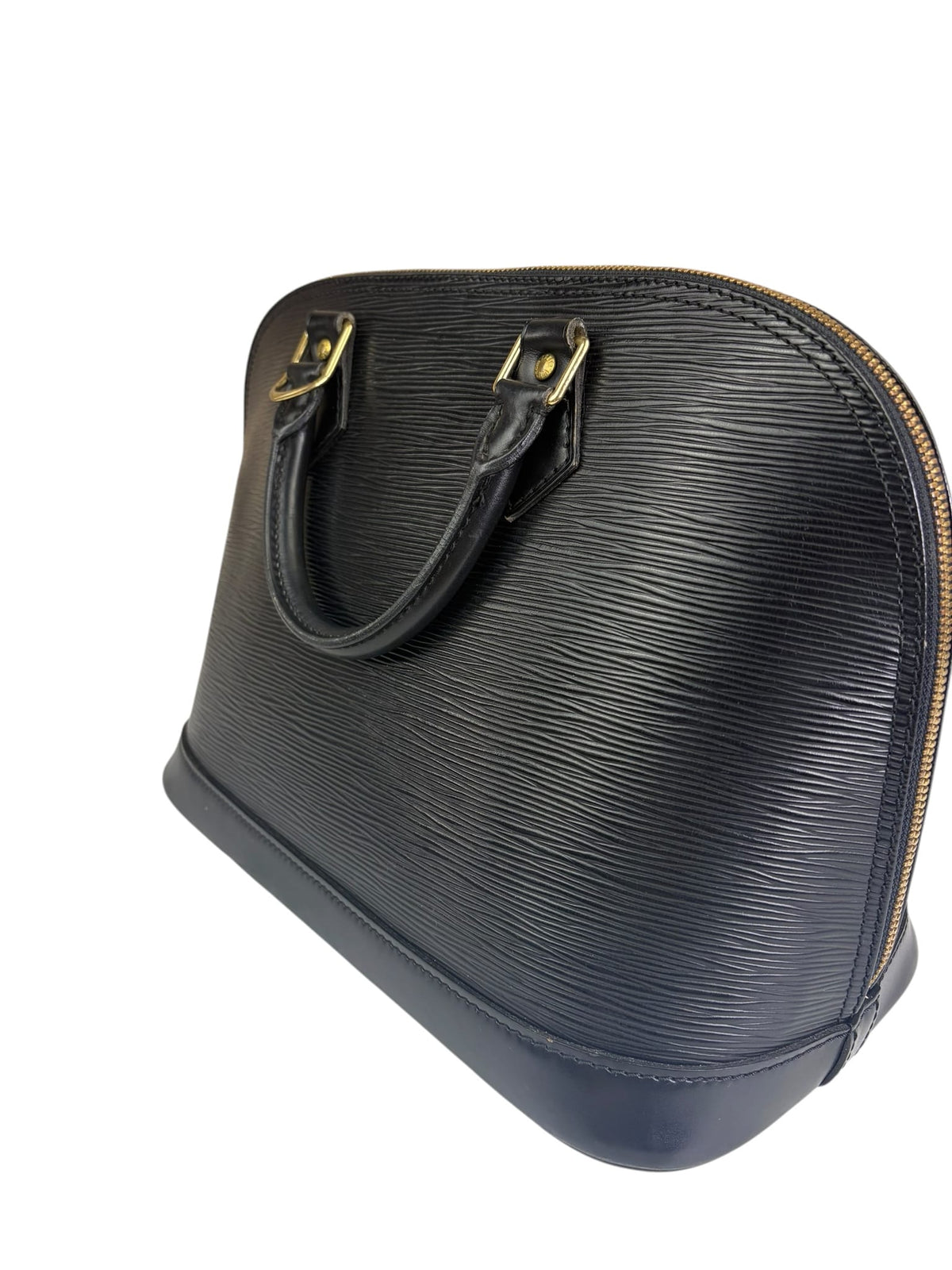 Louis Vuitton Black Epi Leather Alma Handbag PM