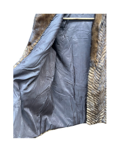 Gifu Mouhi Brown Mink Fur Coat