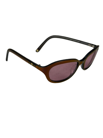 Chanel Vintage Pink Tinted Gradient Reading Sunglasses