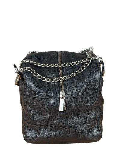 Chanel Black Caviar Chocolate Bar Shoulder Bag