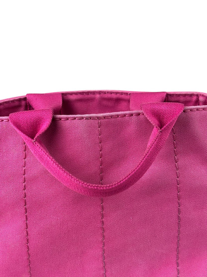 Prada Pink M Canapa Canvas Tote