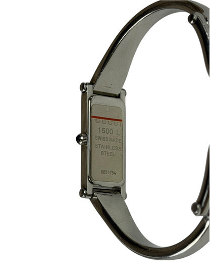 Gucci 1500L Black Dial Bangle Band