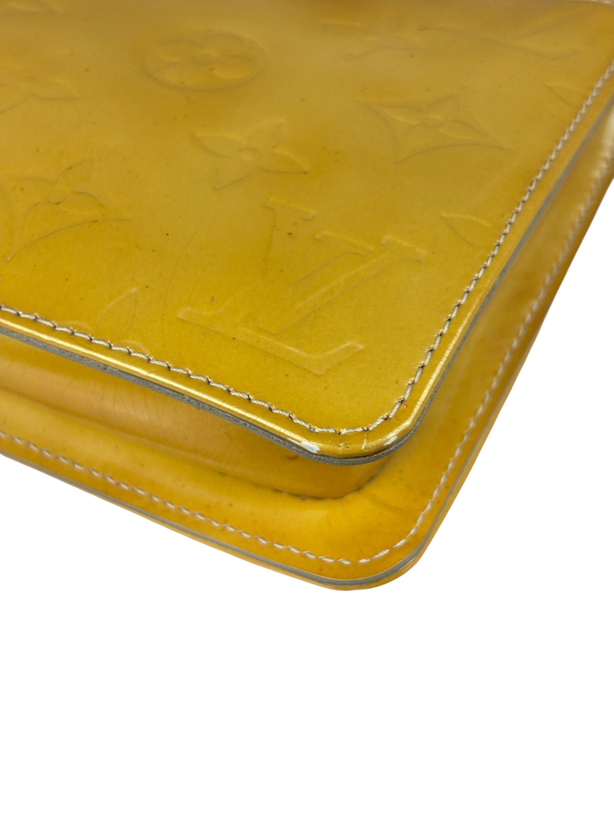 Louis Vuitton Yellow Vernis Lexington Pochette