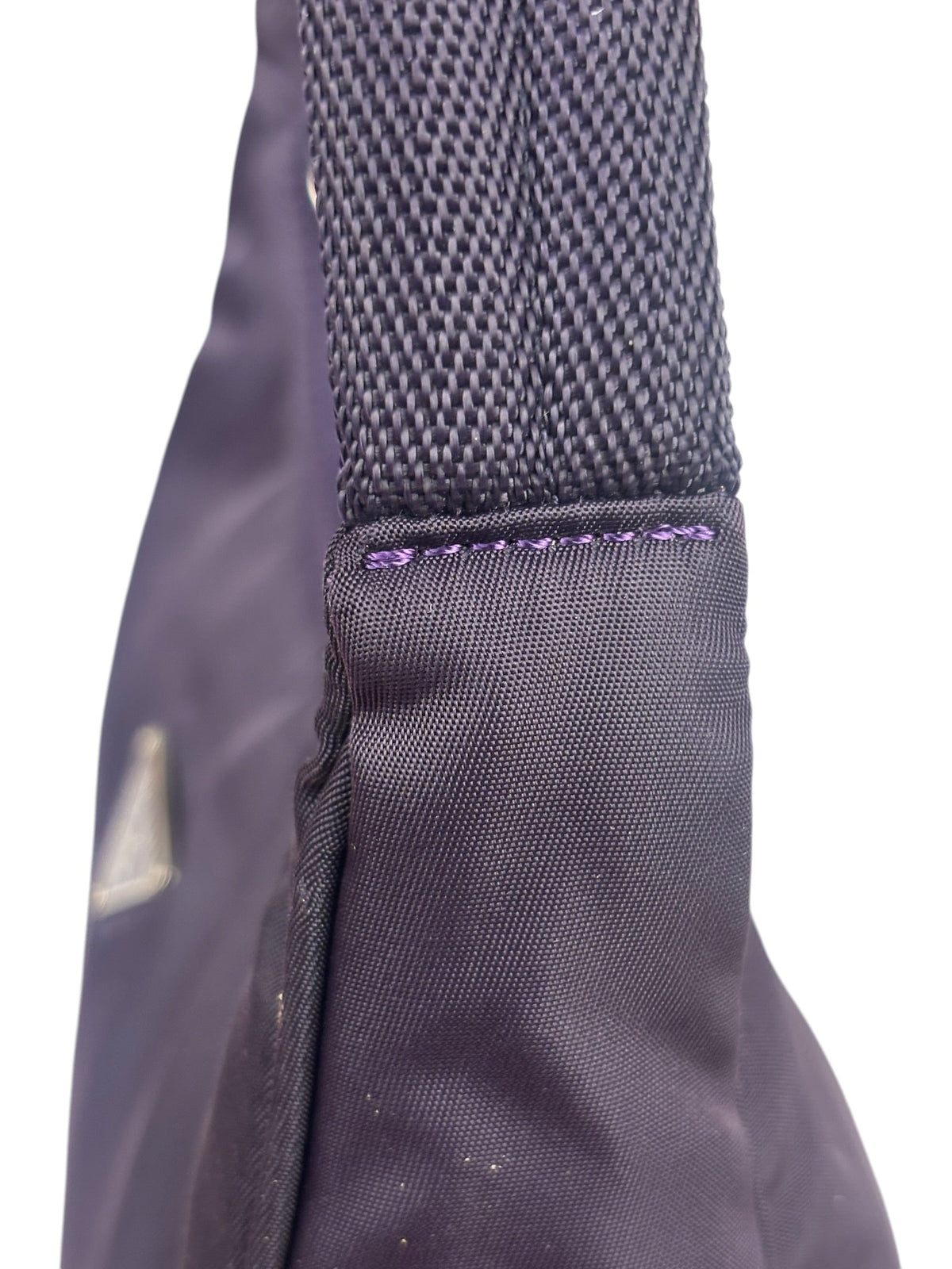 Prada Purple Tessuto Nylon Pochette