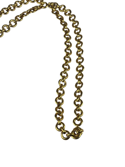 Chanel Gold-Plated Chain Link Belt/Long Necklace