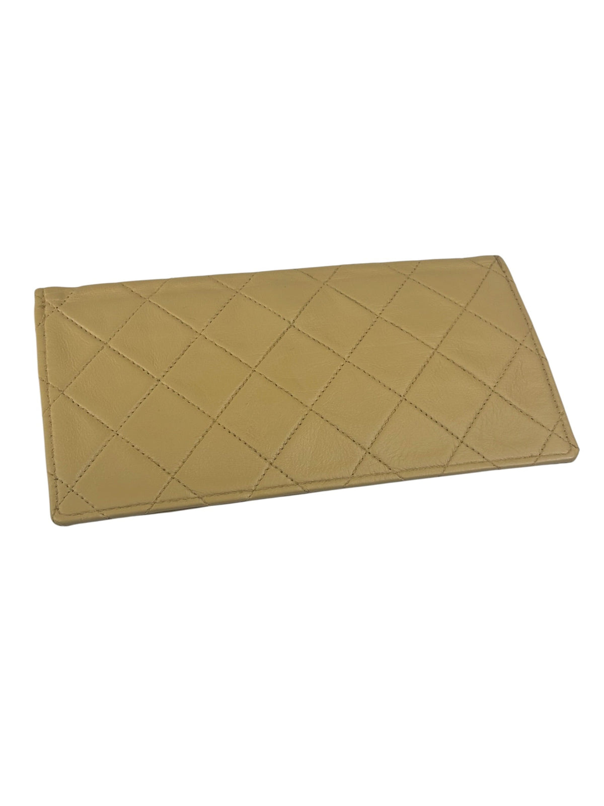 Chanel Vintage Beige Quilted Leather Diana Flap Bag 1989