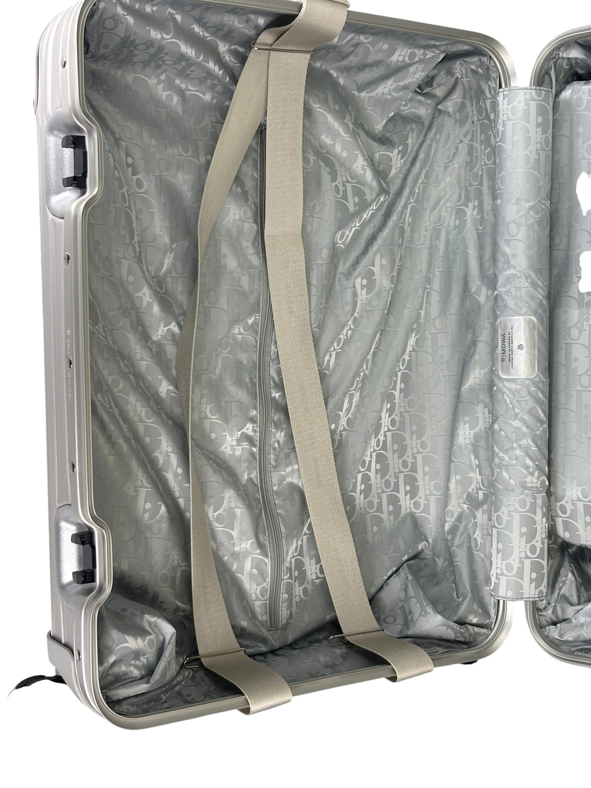 Christian Dior Blue/Silver Trotter Rimowa Suitcase