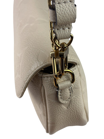 Louis Vuitton Ivory Empreinte Monogram Leather Chain Ivy Pochette