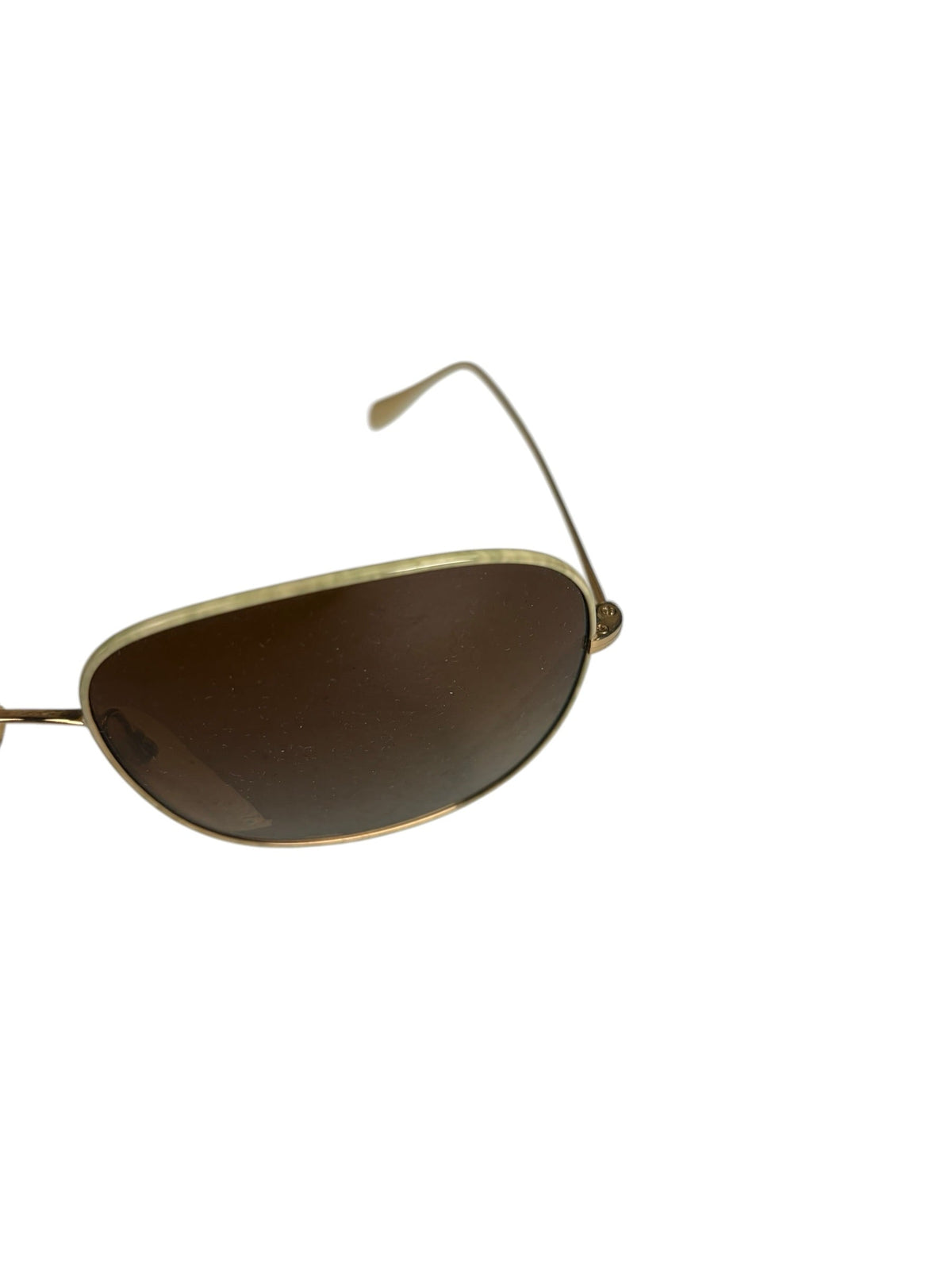 Oliver Peoples Gold-Tone Aviator Sunglasses
